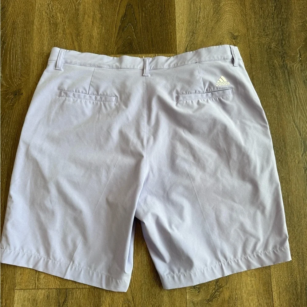 Adidas Men's Lavender Flat Front Shorts